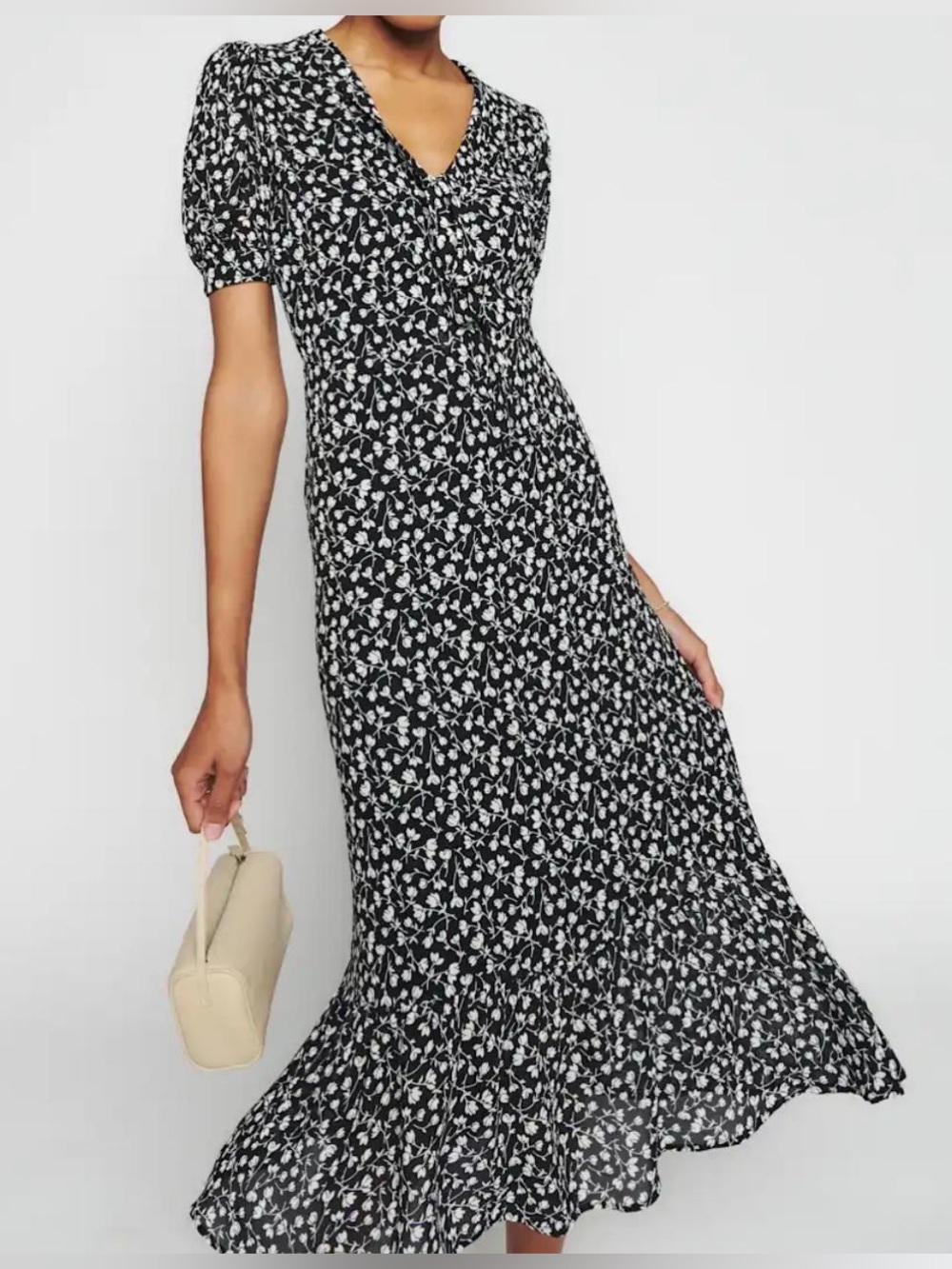 NWT REFORMATION Reeds Midi Dress!